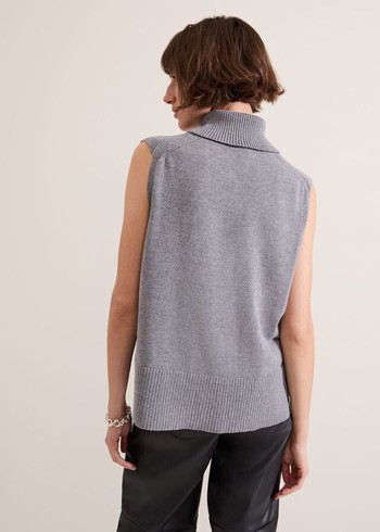 Phase Eight Rachelle Grey Knitwear Grey USA | 3785410-HX